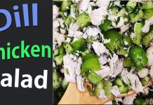 Salad recipe | Chicken salad with Dill | Easy Salad Recipes