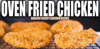 ANABOLIC CRISPY OVEN FRIED CHICKEN | Easy High Protein Low Calorie Fried Chicken Recipe