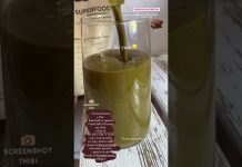 GREEN CHOCOLATE SUPERFOOD PROTEIN SMOOTHIE *Delicious! LEAN WITH LILLY SABRI GOALS Jengoesnuts